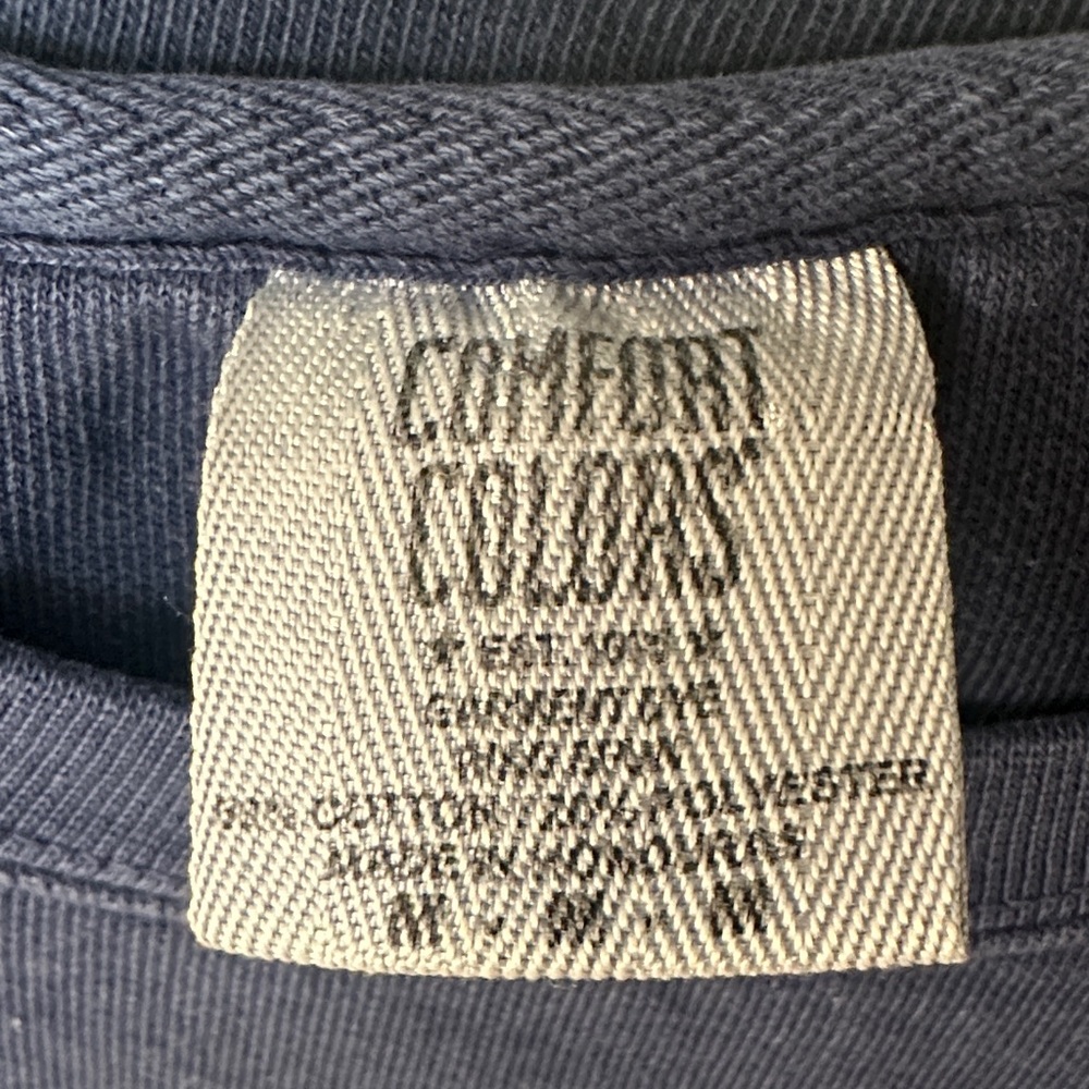 Comfort Colors Navy 'SEASIDE' Crewneck Sweatshirt - Picture 3 of 3